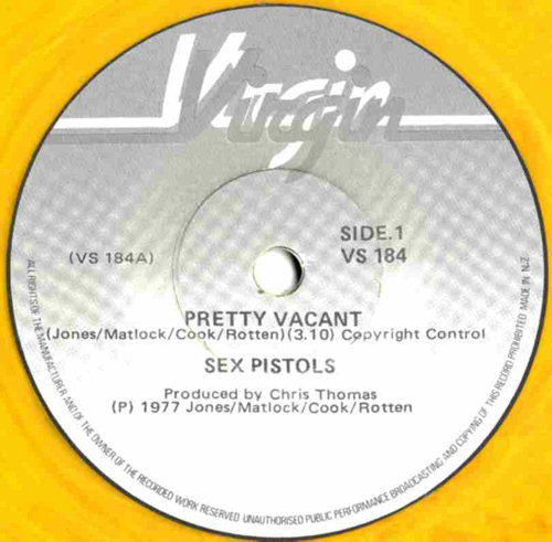 Sex Pistols -  Pretty Vacant Counterfeit New Zealand